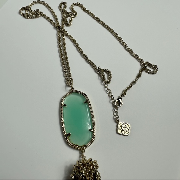 Kendra Scott Rayne Necklace Chalcedony - Picture 10 of 13